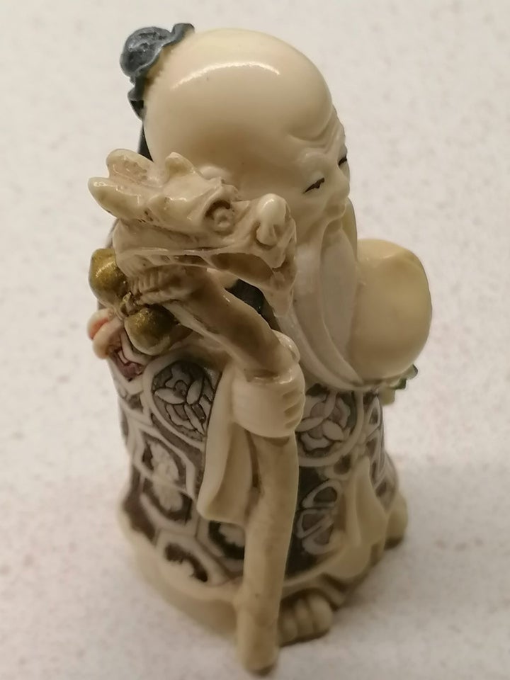 Gammel kinesisk netsuke figur, Gammel kinesisk netsuke