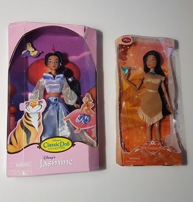 Barbie, Disney prinsesse dukker i æske, Disney prinsesse dukker i æske 

Jasmin / Aladdin lilla 250k