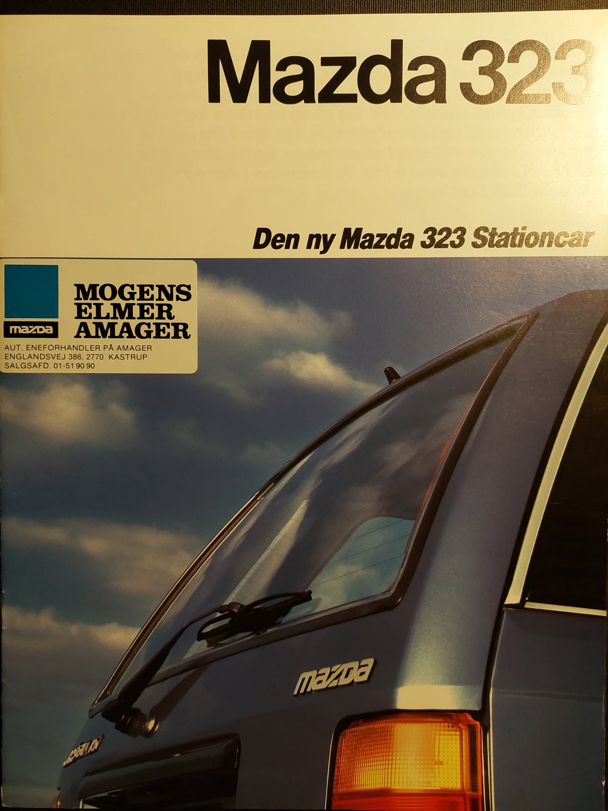 Urskive målbar Hvile Brochure, Mazda 323 Stationcar - dba.dk - Køb og Salg af Nyt og Brugt