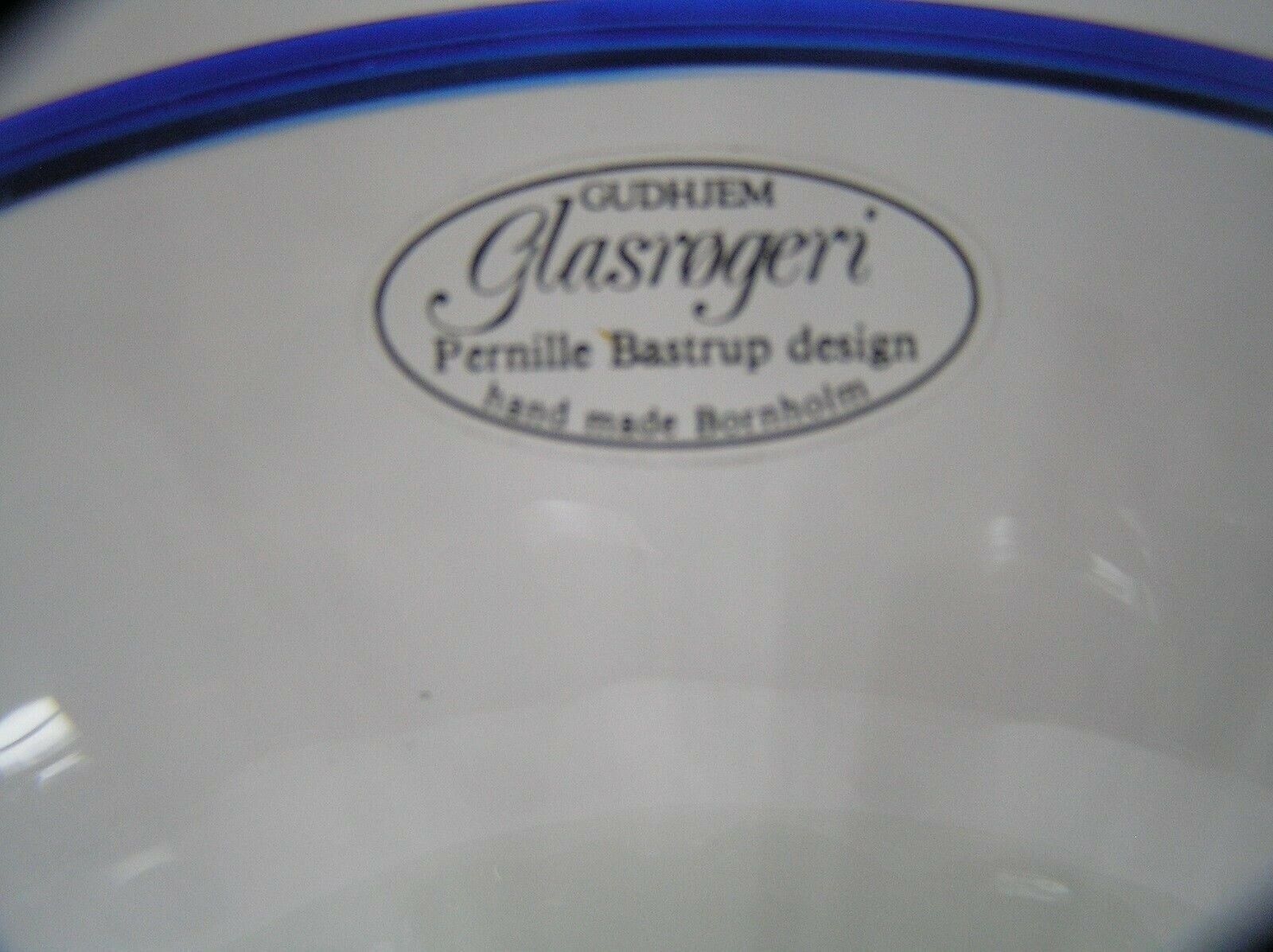 Glas skål, Pernille Bastrup