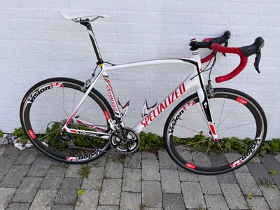Herreracer, Specialized Tarmac pro, 58 cm stel, 22 gear, Cyklen står som ny kun kørt om sommeren. in