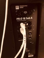 Aktive højttalere, HK Pro 15 D Pro 18 Sub A