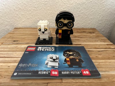 Lego Harry Potter, 41615 - BrickHeadz, Harry Potter & Hedwig, 100% komplet. Byggevejledning medfølge