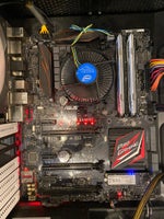 Motherboard og CPU, Asus, Z170 pro gaming og I5 6600K