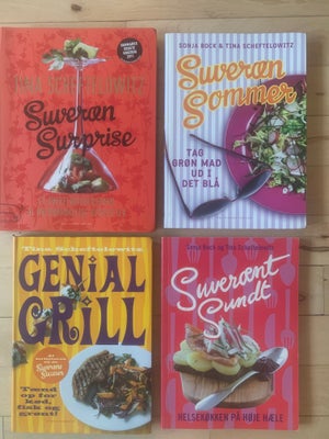Diverse kogebøger - se pris på den enkelte bog, Sonja Bock, Tina Scheffelowitz m.f. , emne: mad og v