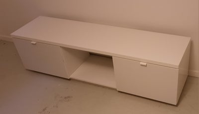 TV-skab, Ikea, b: 160 d: 42 h: 45, Hvidt tv-bord. Velholdt.