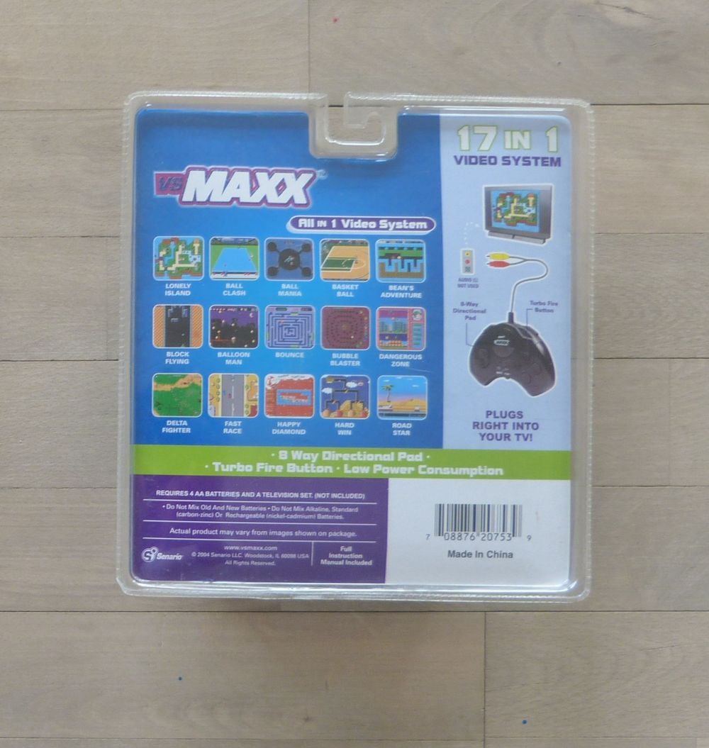 17 games MAXX, spillekonsol