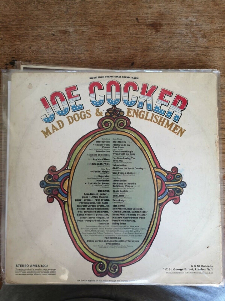 LP, Joe Cocker, Mad Dogs & Englishmen
