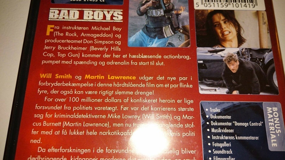 Bad Boys, DVD, action