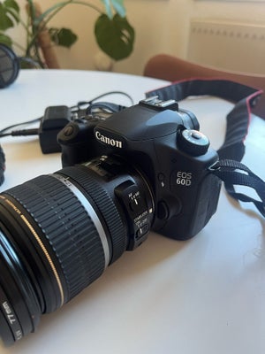 Canon, 60D, spejlrefleks, Perfekt, Sælger dette kamera for min far da han ikke bruger det længere.
K