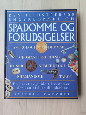Den illustrerede encyklopædi om spådomme og foruds, Stephen Karcher, emne: astrologi, Bogen fremstår