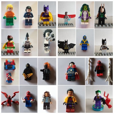 Lego Super heroes, Figurer, 
Sælges kun samlet for 599 kr

Alle er i brugt stand og der er hvad man 