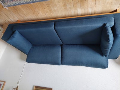 Sofa, stof, 3 pers. , møbel kompagniet, 3 Pers. sofa fra møbel kompagniet i flot blå farve
sofaen er