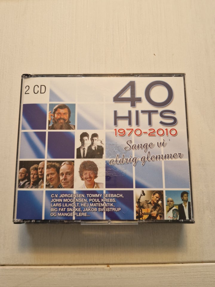 Various / Diverse: 2CD : 40 Hits 1970-2010 - Sange vi aldrig