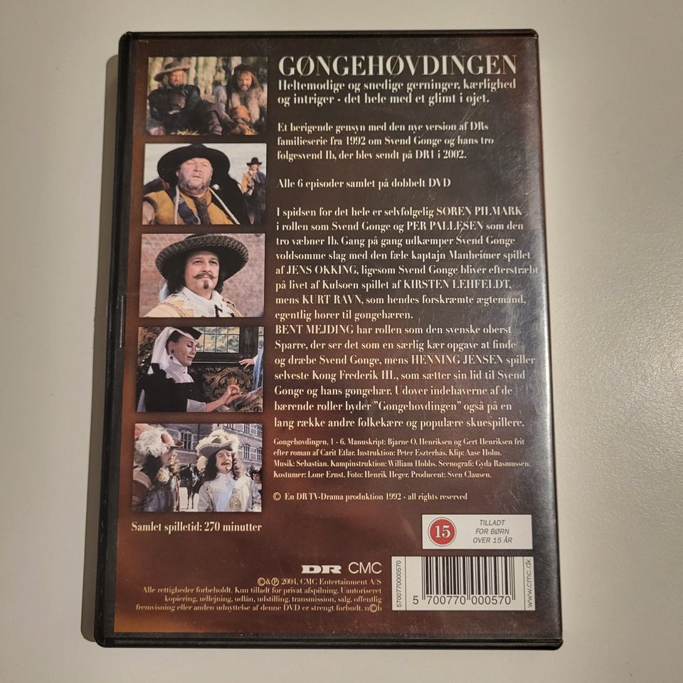 Gøngehøvdingen, DVD, TV-serier