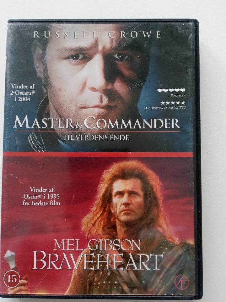 Master & Commander // Braveheart, DVD, action