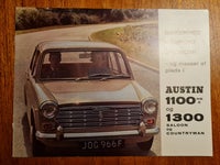 Austin modelbrochure fra slutningen af 1960erne...
