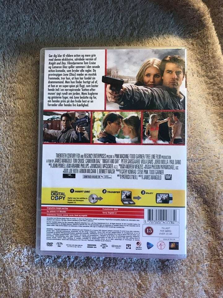 Knight and Day , DVD, action