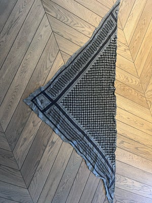Tørklæde, Cashmere tørklæde , Lala Berlin, str. Ca 180 x 120 x 120 cm,  Gråt,  Cashmere,  God men br