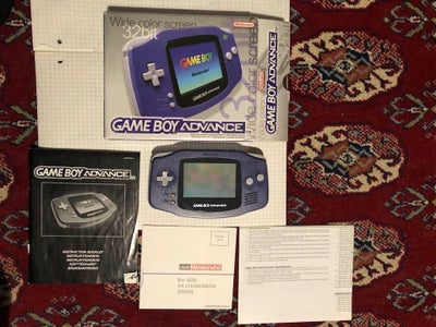 Nintendo Gameboy advance, Game Boy Advance, God, Game Boy Advance. Skærmen er i rigtig god stand, se