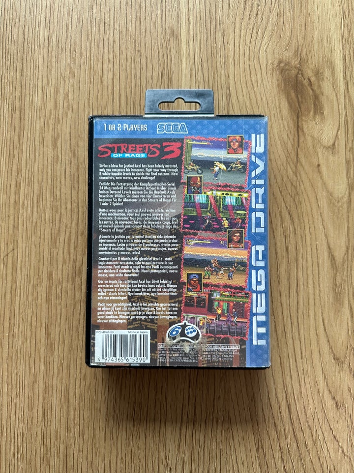 Streets of Rage 3, Sega Mega Drive