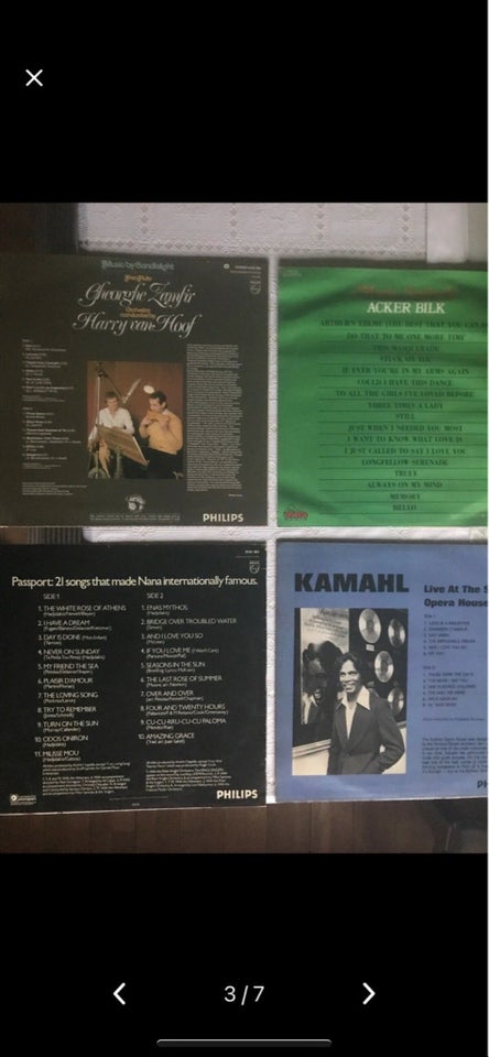 LP, Nana Mouskouri, Kamahl mf