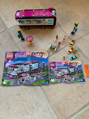 Lego Friends, 41106, Lego Friends 41106 Popstjerne-turbus. 
Komplet sæt med alle dele og Samlevejled