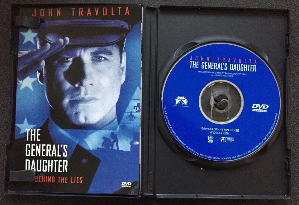 The General’s Daughter, DVD, drama