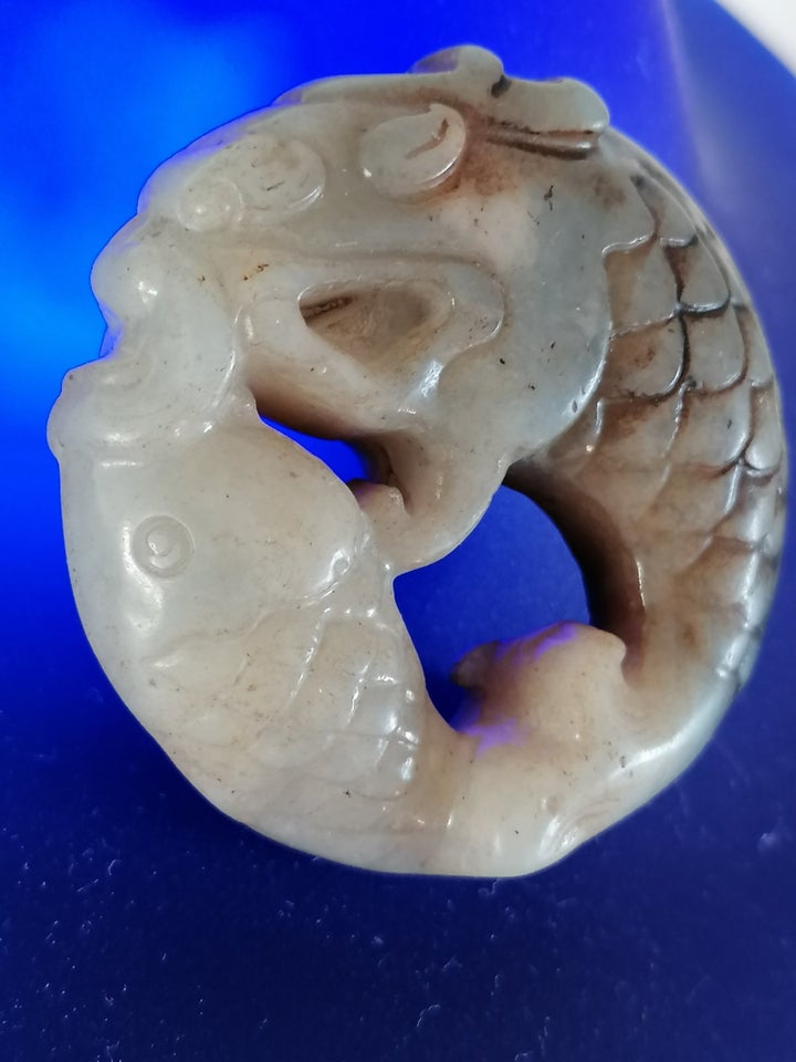 Andre samleobjekter, Gammel Jade netsuke amulet