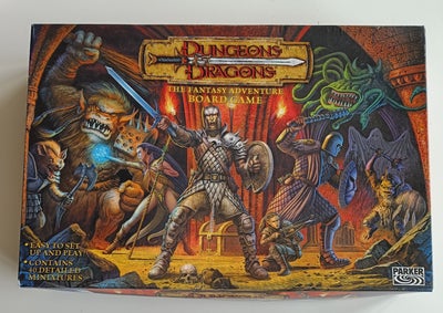 Dungeons and dragons, Strategi spil, brætspil, Dungeons and dragons the fantasy adventure board game