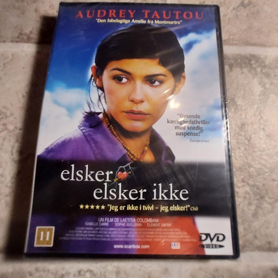 Elsker elsker ikke. - Audrey Tauton - NY i folie, DVD,