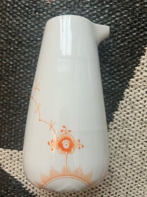 Porcelæn, Kande, Royal copenhagen, Smuk unik kande fra royal Cooenhagen i farven koral orange er ald