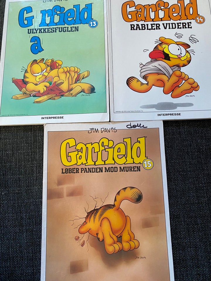 Garfield tegneserier, Jim Davis, Tegneserie
