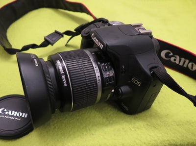 Canon, Canon EOS 500D, spejlrefleks, 15 megapixels, 3 x optisk zoom, Perfekt, 
Sælges: Rigtig velhol