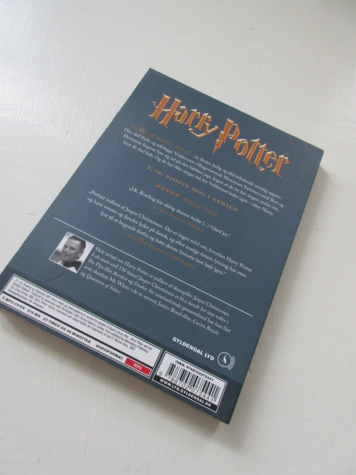 Harry Potter og Dødsregalierne, Lydbog
