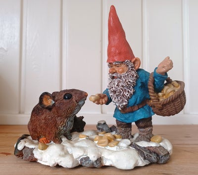 Gnomes, Nisser, Rien Poortvliet, # 146080 "Abram & mus"

En af de mest eftertragtede figurer. 
Tegne