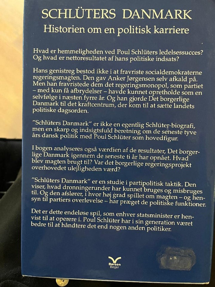 Schlüters Danmark, Henning Fonsmark, emne: politik