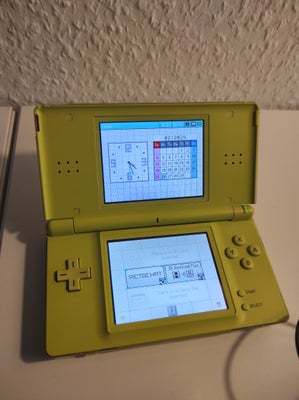 Nintendo DS Lite, DS lite Limegrøn , God, Fin limegrøn Nintendo DS lite inkl spil og oplader sælges 