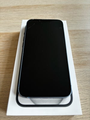 iPhone 14, 128 GB, blå, God, Hej, jeg sælger min iPhone 14 grundet ny telefon. Den  har været i brug
