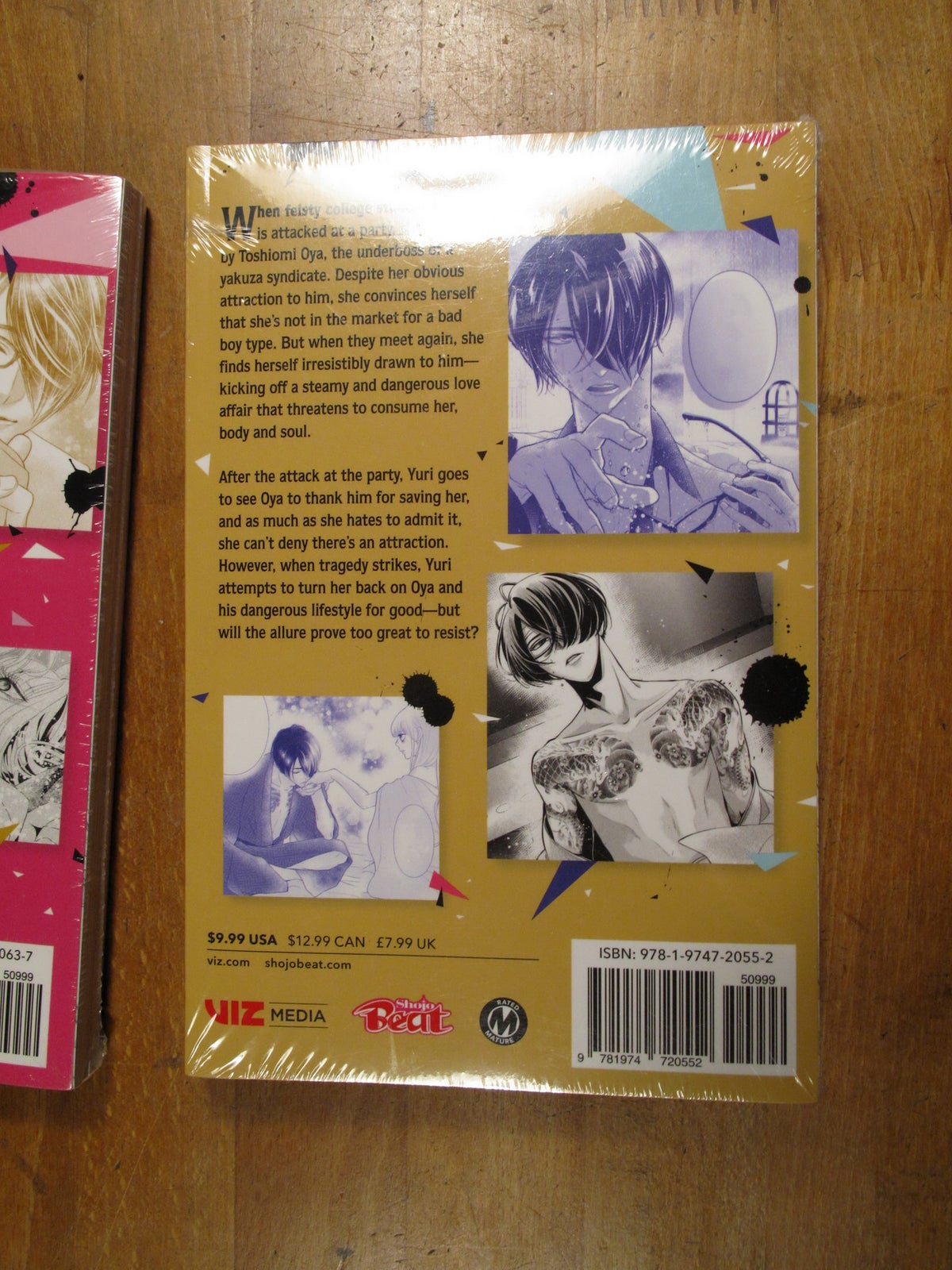 Yakuza Lover 1+2 (ubrugt i original plast), Nozomi Mino,