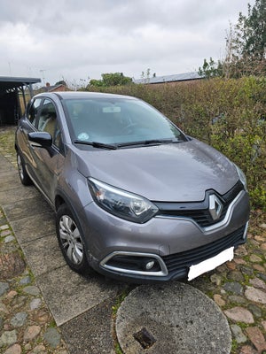 Renault Captur, 0,9 TCe 90 Authentique, Benzin, 2016, km 166000, gråmetal, træk, nysynet, klimaanlæg