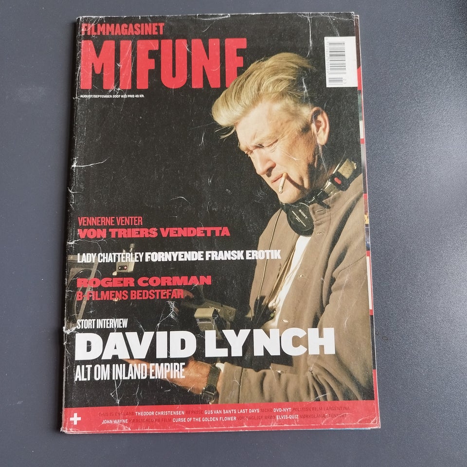 David Lynch m. fl., Filmmagasinet Mifune, emne: film og foto – dba.dk – Køb  og Salg af Nyt og Brugt