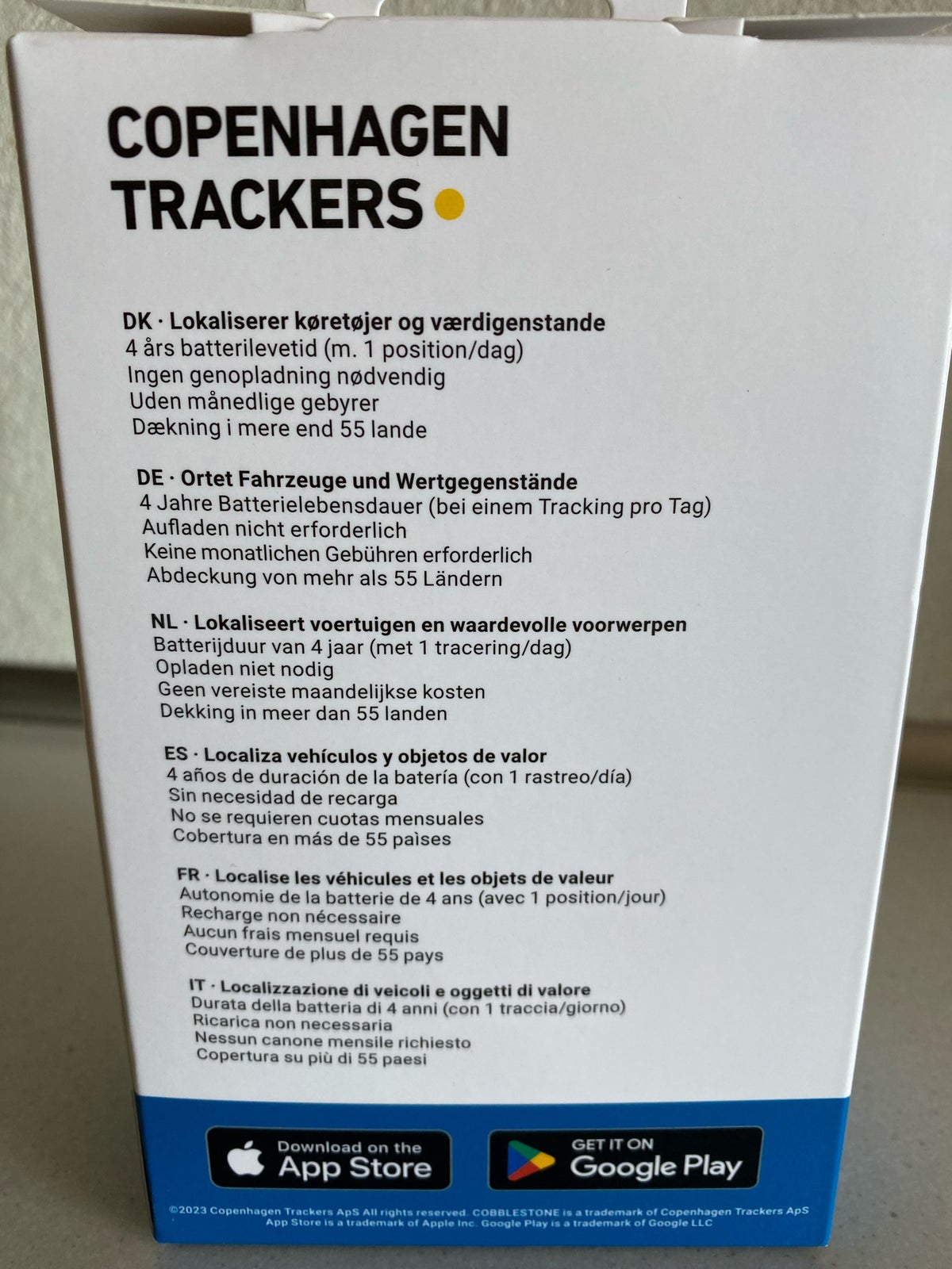 Navigation/GPS, Andet mærke Copenhagen trackers