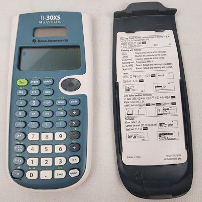 Texas Instruments TI-30XS MultiView Lommeregner / Solar Scientific Calculator, .
.
.
Kontakt: opkald