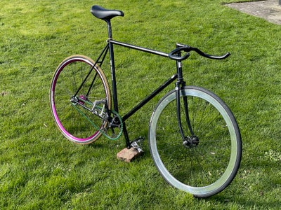 Herrecykel,  Motobecane Super Sprint, 59 cm stel, 1 gear, Fixie (et-gears cykel uden friløb) baseret