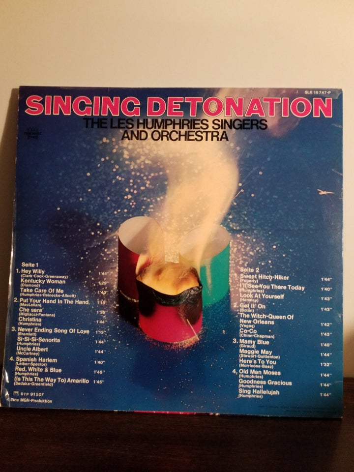 LP, THE LES HUMPHRIES SINGERS, SINGING DETONATION