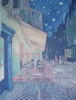 Tryk, Vincent Van Gogh, motiv: outdoor café