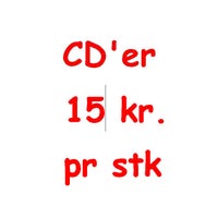 CD'er - 15 kr.: Minste køb 100 kr., rock