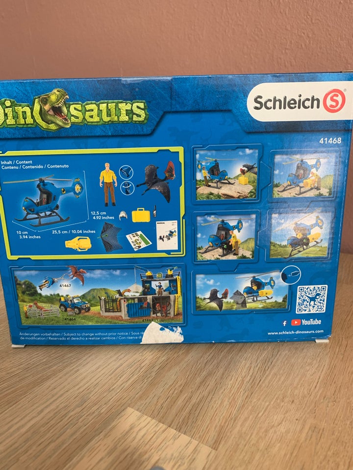 Figurer, Dino Helikopter , Schleich