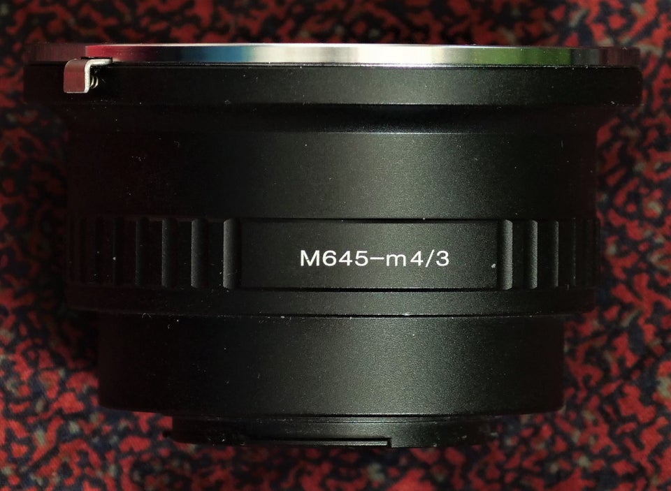 M645-M4/3-adaptor, Mamiya 645 Sekor C, Perfekt
